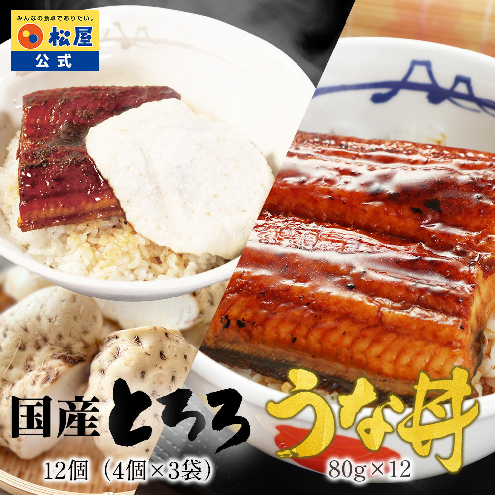 国産とろろ カットうなぎ セット 16食/24食