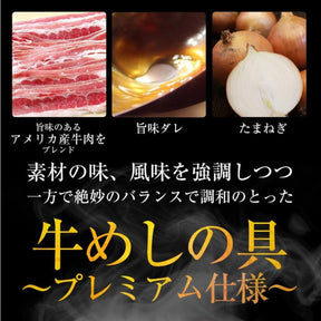 704牛めしの具プレミアム仕様10食セット