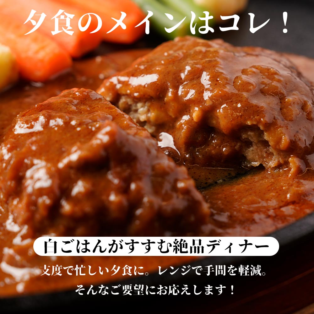 ブラウンハンバーグ　4/9/12/16/24食