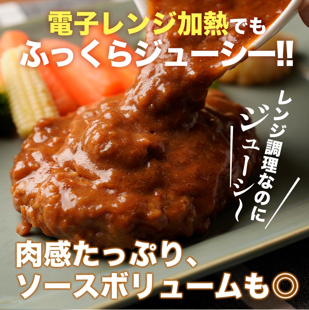 ブラウンハンバーグ　4/9/12/16/24食