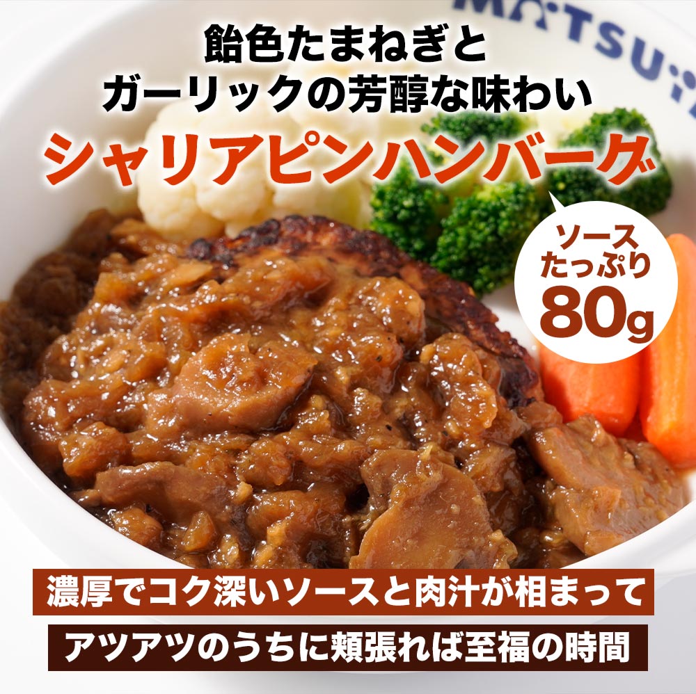シャリアピンハンバーグ　1食