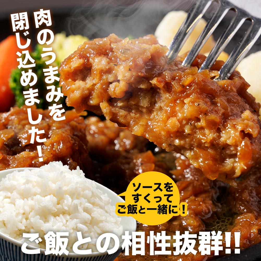 シャリアピンハンバーグ　1食