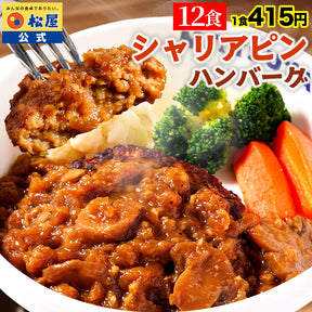 【衝撃の最大58％OFF！】 シャリアピンハンバーグ　4/9/12/16/24食