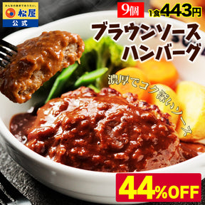 ブラウンハンバーグ　4/9/12/16/24食