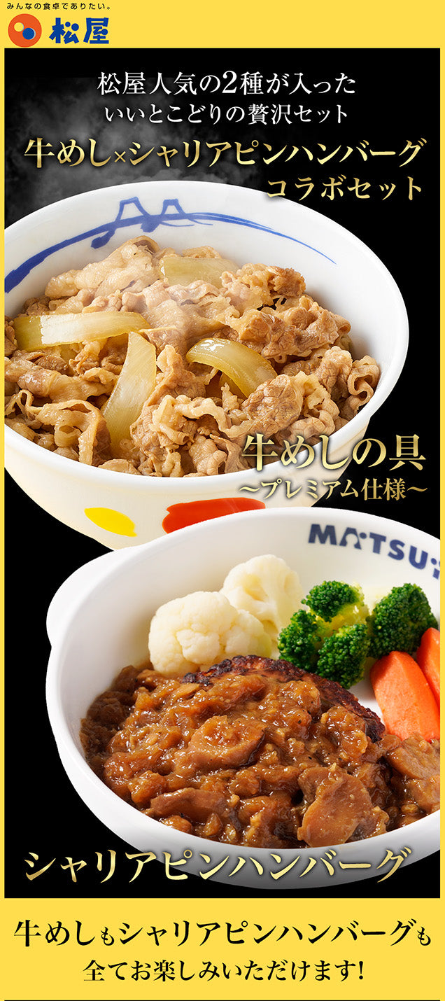 【衝撃の最大52％OFF】 牛めしの具 120g＆シャリアピンハンバーグ 10/20食
