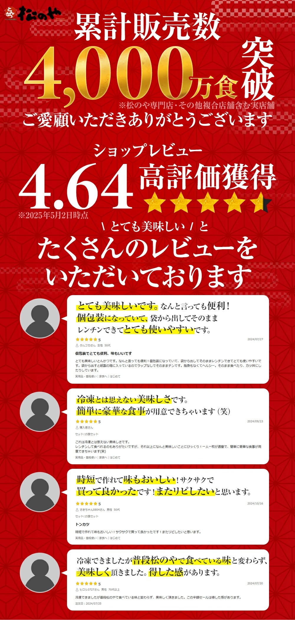 【あなただけの特別価格】50％OFF！ 松のや 公式コラボ！ 幸せの福袋 8種18食