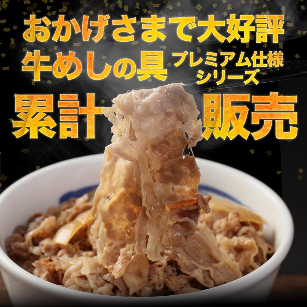 【801】プレミアム仕様牛めしの具 120ｇ 10食セット (今だけ2食増量中)※冷凍庫が小さい方でも安心♪