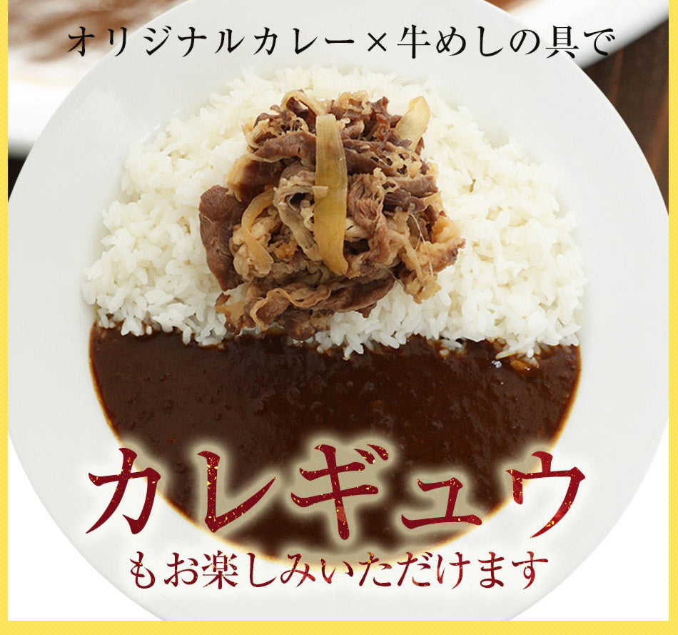 【005】お試し10食セット（プレミアム仕様牛めしの具 120g 4食・豚めしの具 3食・オリジナルカレー 3食　）