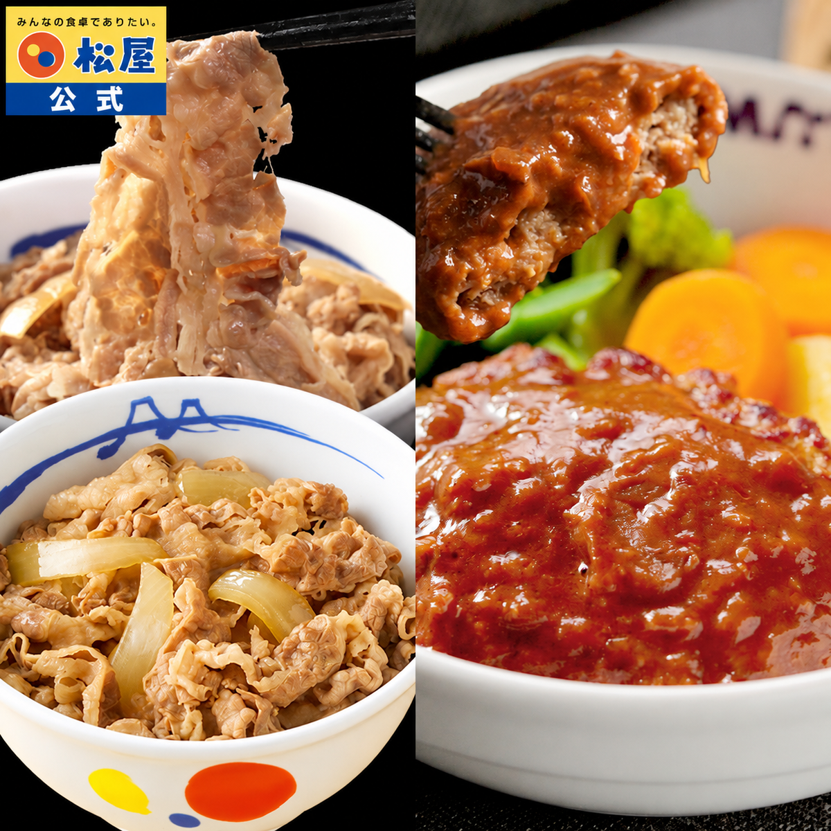 牛めし5食＋ブラウンハンバーグ5食