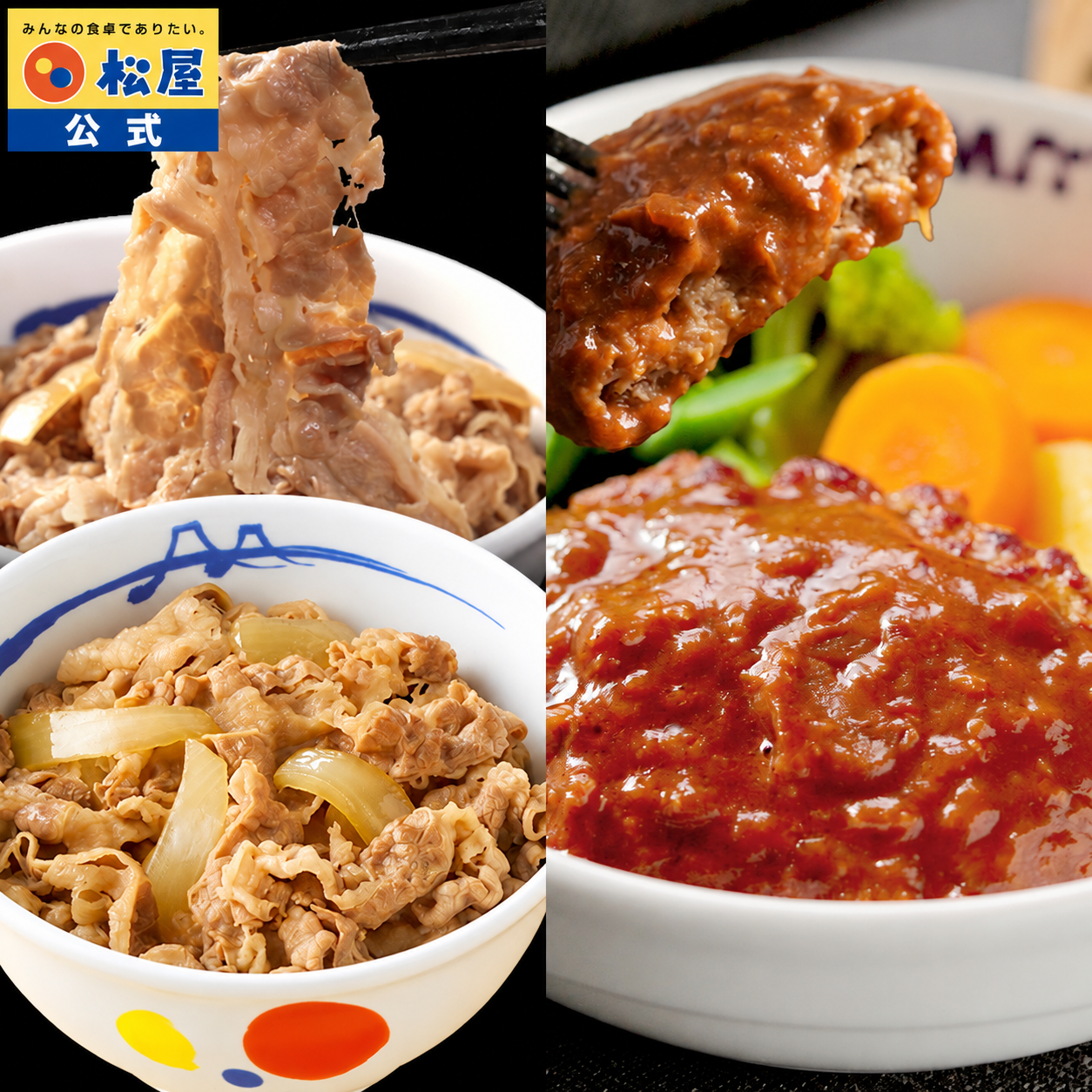 牛めし5食＋ブラウンハンバーグ5食