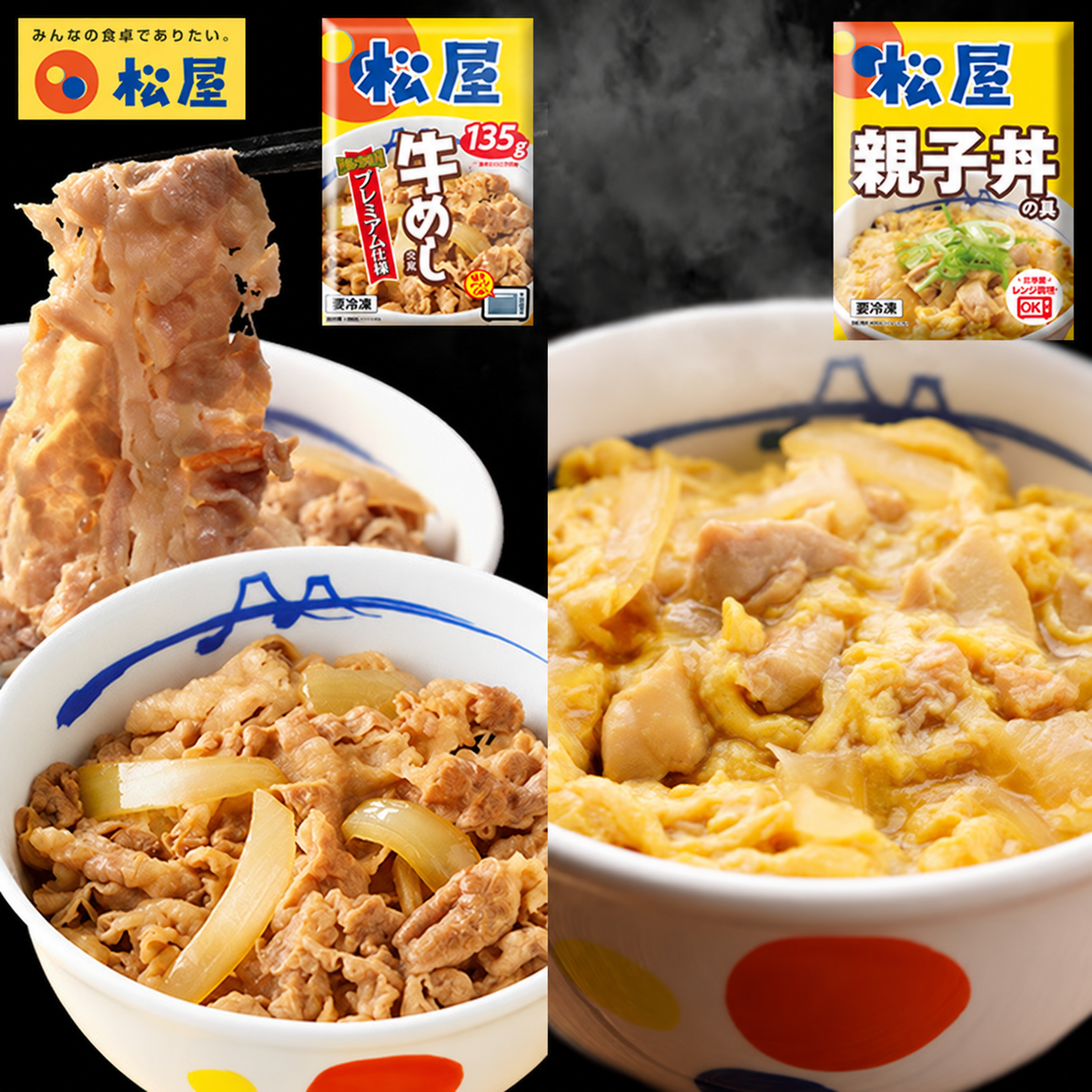 牛めし11食と親子丼11食セット 計22食