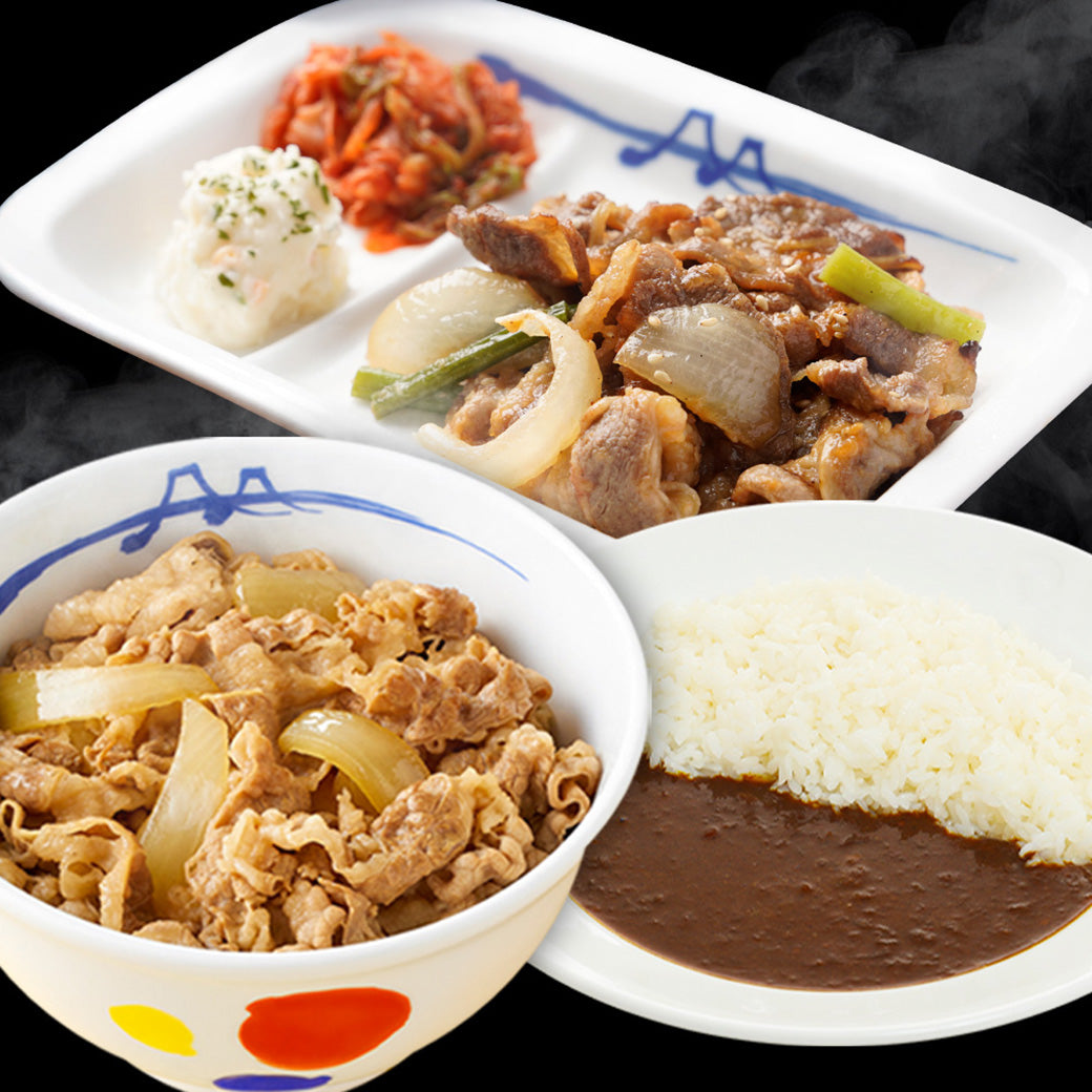 牛めし7食＆オリジナルカレー7食＆牛肉プルコギ7食